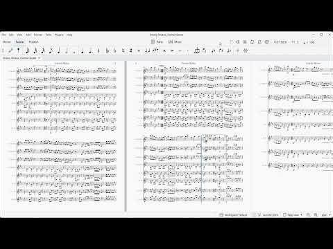 Smoky Mokes (Abe Holzmann). Music arranged for clarinet ensemble. (6 players)