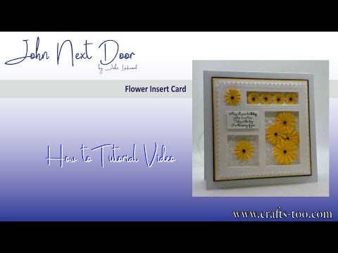 Flower Insert card with JND571