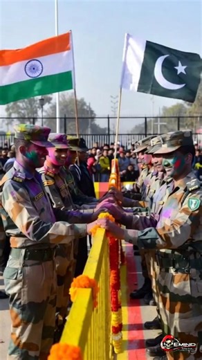 Holi sarhado ko mita..... Pakistan vs India l boarder update l holi at boarderl AI mixed