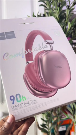 Hoco W35 Max Foldable Over-Ear Headphones — 90-Hour Battery