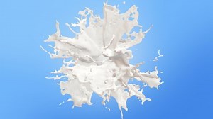 Animation Milk Splashing Explosion Isolated On Stock Footage Video (100% Royalty-free) 1061027614 | Shutterstock