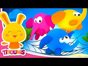 An elephant was swinging on a spider's web | Titounis