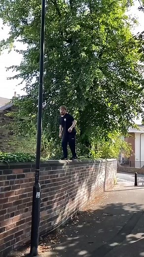 Tried to flex, ended up wrecked #extremesports #parkour #outdoors #extreme | Jaron Levitt