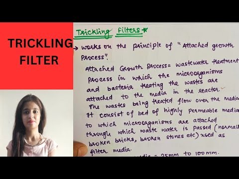 Trickling Filter🎯| Waste Water Treatment 🔥