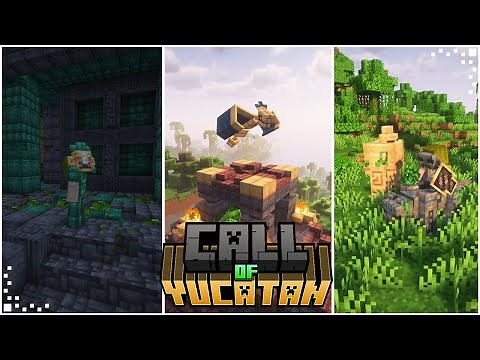Call of Yucatan (Minecraft Mod Showcase) | Structures, Bosses & Much More | Forge 1.20.1