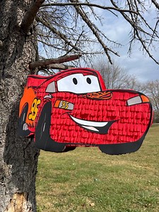 Lightning Mcqueen Piñata: Cars Birthday Party Decor - Etsy