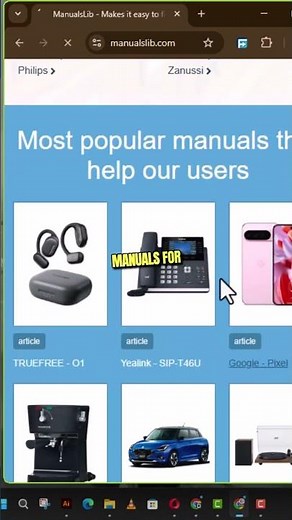 🔍 Find Any User Manual Online for Free 📘 #UserManuals #HowTo #DIYTools #Troubleshooting