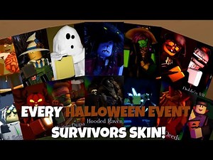 I Played Every Halloween Skins For Survivors | Forsaken