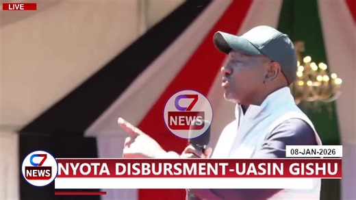 LIVE: NYOTA DISBURSMENT-UASIN GISHU | Channel 7 News