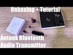 Antank Bluetooth Audio Transmitter (USB Type-C) Support aptX-HD aptX Unboxing and instructions