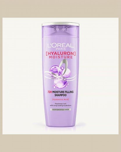 L'Oreal Paris Hyaluron Moisture 72H Filling Shampoo With Hyaluronic Acid for Dry & Dehydrated Hai...