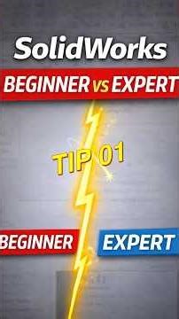SolidWorks Beginner vs Expert – Big Difference!