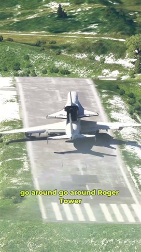NASA Shuttle 747 dramatic aborted landing with Space Shuttle #aviation #nasa #usa