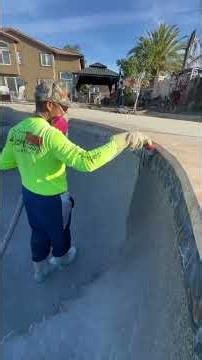 Alien pool POV glow in the dark Pebble for this Pool with... #Shorts #primetimepoolplastering