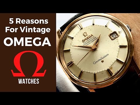 Vintage Omega Watches From the 40s to 70s. Seamaster, Jumbo, Bumper, Constellation and Genève.