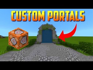 How to make Custom Portals Using Commands | Bedrock Edition | PS4 / XBOX / MCPE / WINDOWS