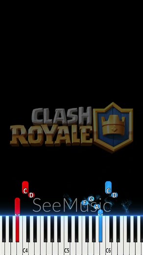 Clash Royale Intro | Easy Piano Tutorial