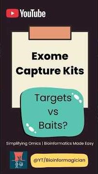 Exome Capture Kits: Explained in 1 Minute | Byte-sized bioinformatics 🔬💻