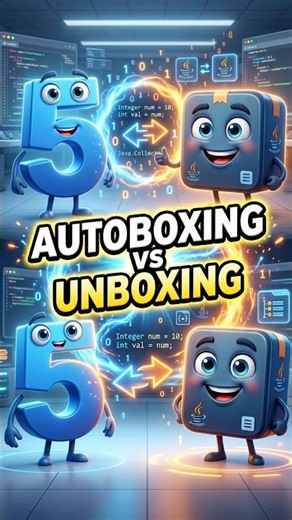 Autoboxing vs Unboxing in Java Explained #java #coding #javatutorial #shorts #javadeveloper