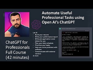 ChatGPT Full Course | Automate Useful Professional Tasks using Open AI | Includes 10 Projects