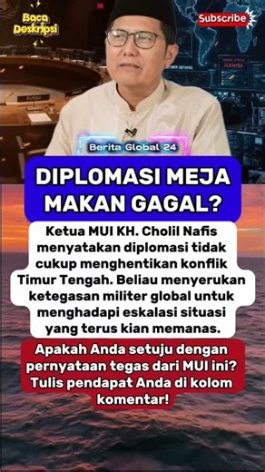 MUI Tegas: Diplomasi Meja Makan Terbukti Gagal!