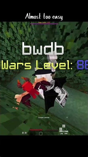Almost too easy... #minecraft #hypixel #bedwars