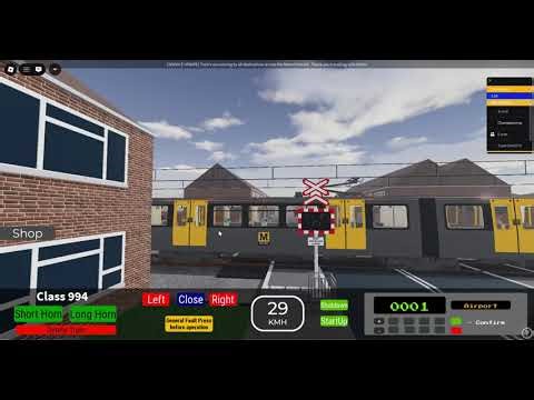 Day 1 of driving the Class 994 #Roblox #Tyne and wear Metro-Roblox-