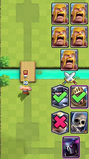 LVL 30 Barbarian Dominates in Clash Royale