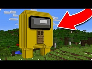🏡 CONSTRUIMOS UNA CASA DENTRO DE UN AMONG US EN MINECRAFT 😱