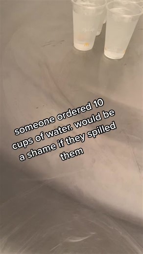 New Don't Spill Challenge - Someone Orders 10 Cups of Water