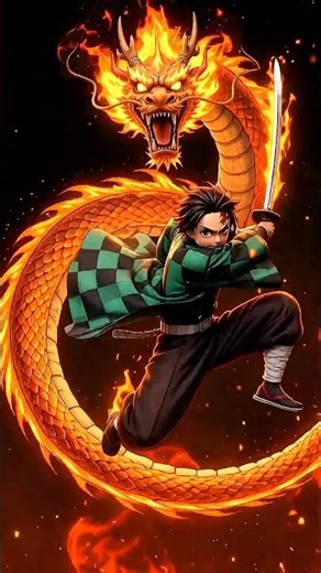 Tanjiro Kamado - Sun Breathing ☀️ | Insane 4K Live Wallpaper (Kimetsu no Yaiba) #shorts