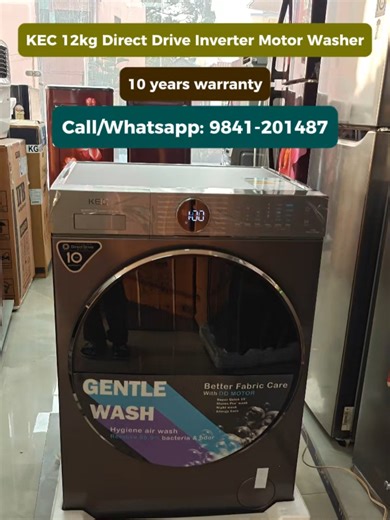 KEC 12kg Front Load Fully Automatic Washing Machine Review