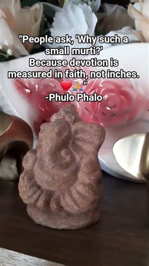 Just 100/- INR only!! phulo phalo's 3-inch cow dung ganesh idol. #eco #naturelife