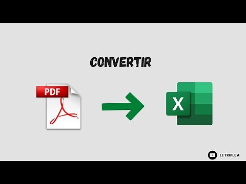 Convertir un PDF en Excel en 1 Clic