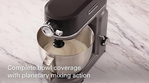 Hamilton Beach Professional 5 Quart Stand Mixer for Kitchen with Specialty Attachment Hub, 12 Speeds
