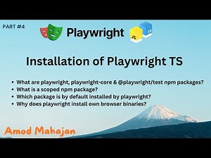 #4. Installation of Playwright TS | Why does playwright install its own browsers? #playwright