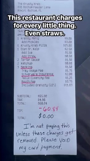 Beware of Hidden Charges at This Restaurant