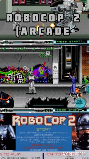 Robocop 2 (Data East Arcade) #juegosretro #robocop2 #arcade #dataeast #retrogaming #robocopgames