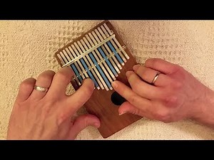 17-key Hugh Tracey "Treble" KALIMBA (a.k.a. "Thumb Piano," African Mbira)
