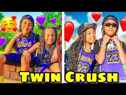 Twinning With My Favorite Crush🥰💜