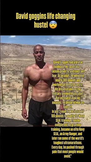 The Hardest Man Alive? David Goggins' Story #selfimprovement #mindset #discipline #success