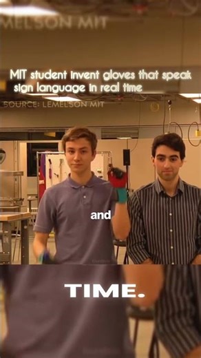 MIT Students Invent Gloves That TALK! 🤯🧤