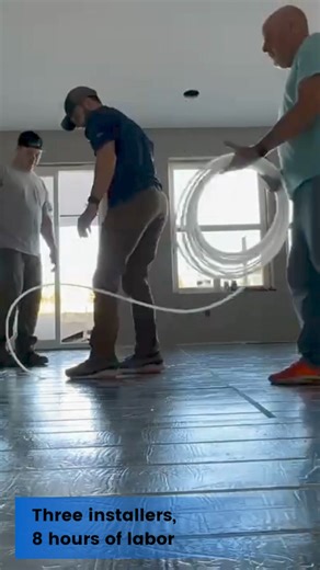 2.1K views · 17 reactions | Today, we're shining a spotlight on Uponor Xpress Trak™! Watch as three installers tackle this installation in ~8 hours from start to finish. Interested in learning more about residential radiant solutions? Learn more here: https://www.uponor.com/en-us/solutions/radiant#xpresstrak | Uponor North America | Facebook