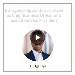 We are pleased to welcome Eric Olson as our new chief business officer and executive vice president. With nearly two decades of experience in the biopharma industry, Eric brings deep expertise in… | Ultragenyx | 12 comments