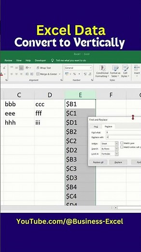 Transpose or Convert Data from Multiple Column to Rows ✅