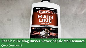 Watch Quick Overview!! Roebic K-97 Septic/Sewer Main Line Cleaner on Amazon Live