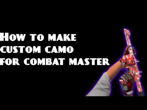 How to make Custom Camo for Combat Master!