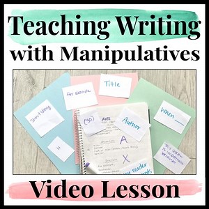 Teaching Writing Digitally with Manipulatives | Digital Writing Lessons