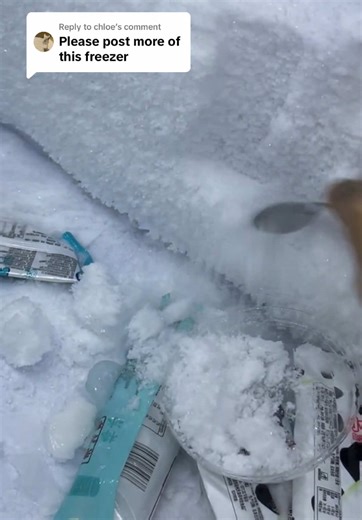 Replying to @chloe hope you enjoy ☺️ | #icee #scraping #freezerfrostasmr