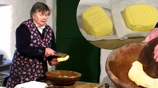 Making Traditional Irish Butter | Videos of Irish Farming Life